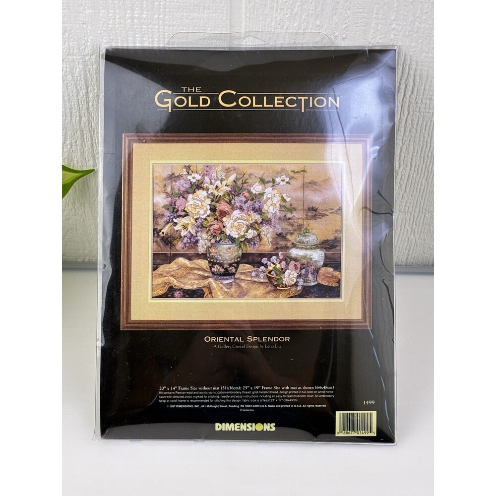 Cross Stitch Kit Dimensions The Gold Collection “Oriental Splendor “ Counted NEW